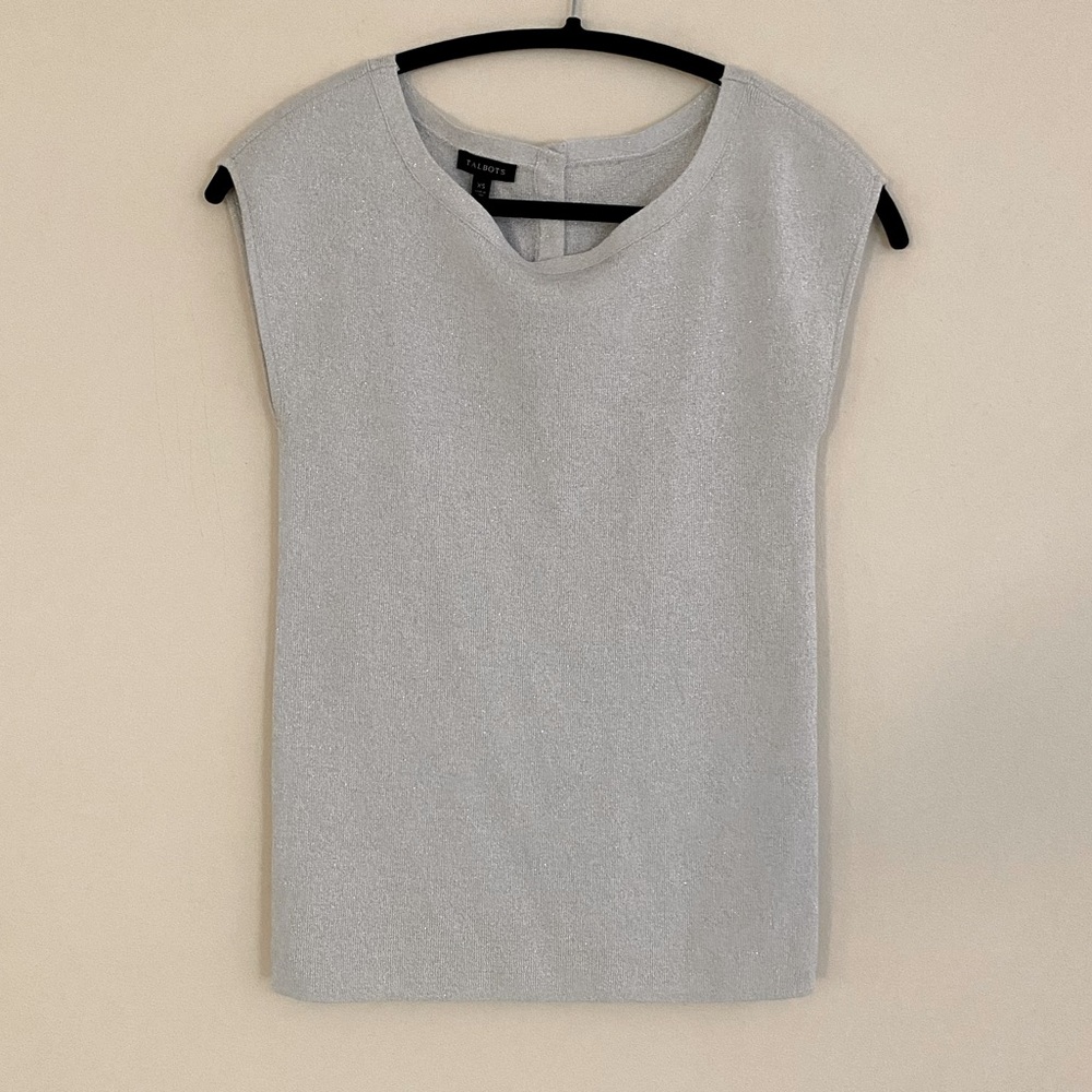 Talbots sleeveless knit top size XS